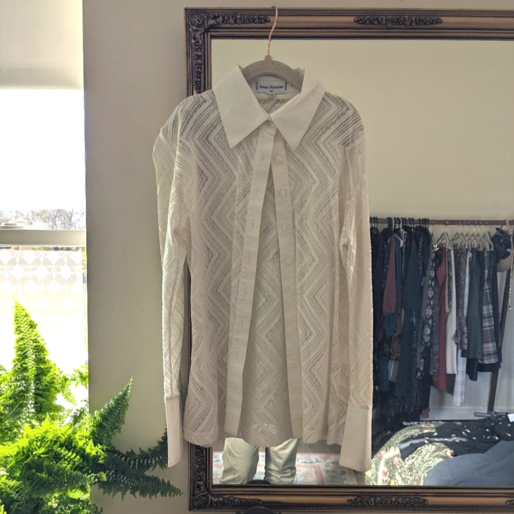 Anne Fontaine Lace Blouse